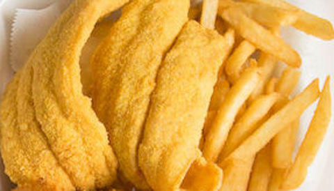 Fried Tilapia Basket(4pcs)